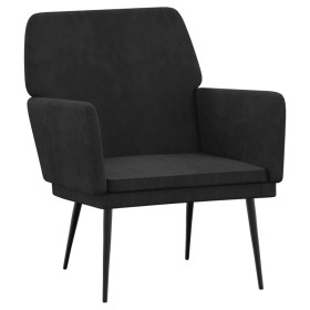 vidaXL Sessel Schwarz 62x79x79 cm Samt
