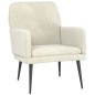 vidaXL Sessel Creme 62x79x79 cm Samt vidaXL Sessel Creme 62x79x79 cm Samt