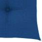 vidaXL Gartenstühle mit Blauen Kissen 2 Stk. Massivholz Teak vidaXL Gartenstühle mit Blauen Kissen 2 Stk. Massivholz Teak