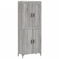 Highboard Grau Sonoma 69,5x34x180 cm Holzwerkstoff Highboard Grau Sonoma 69,5x34x180 cm Holzwerkstoff
