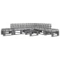 vidaXL 6-tlg. Paletten-Lounge-Set Grau Imprägniertes Kiefernholz vidaXL 6-tlg. Paletten-Lounge-Set Grau Imprägniertes Kiefernholz