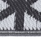 vidaXL Outdoor-Teppich Schwarz 80x250 cm PP vidaXL Outdoor-Teppich Schwarz 80x250 cm PP