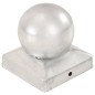 vidaXL Pfostenkappen 6 Stk. Kugelform Verzinktes Metall 91 x 91 mm vidaXL Pfostenkappen 6 Stk. Kugelform Verzinktes Metall 91 x 91 mm