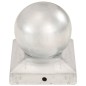 vidaXL Pfostenkappen 6 Stk. Kugelform Verzinktes Metall 91 x 91 mm vidaXL Pfostenkappen 6 Stk. Kugelform Verzinktes Metall 91 x 91 mm