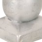 vidaXL Pfostenkappen 6 Stk. Kugelform Verzinktes Metall 91 x 91 mm vidaXL Pfostenkappen 6 Stk. Kugelform Verzinktes Metall 91 x 91 mm