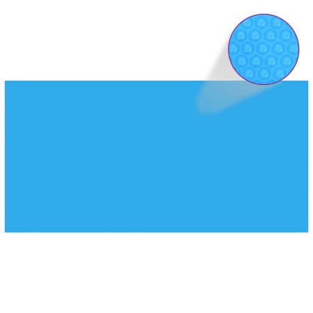 vidaXL Poolabdeckung Blau 600×300 cm PE