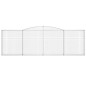 vidaXL Gabionen mit Hochbogen 25Stk. 400x30x120/140cm Verzinktes Eisen vidaXL Gabionen mit Hochbogen 25Stk. 400x30x120/140cm Verzinktes Eisen