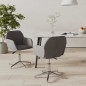 vidaXL Esszimmerstühle 2 Stk. Drehbar Hellgrau Stoff vidaXL Esszimmerstühle 2 Stk. Drehbar Hellgrau Stoff