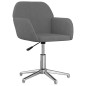 vidaXL Esszimmerstühle 2 Stk. Drehbar Hellgrau Stoff vidaXL Esszimmerstühle 2 Stk. Drehbar Hellgrau Stoff