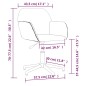 vidaXL Esszimmerstühle 2 Stk. Drehbar Hellgrau Stoff vidaXL Esszimmerstühle 2 Stk. Drehbar Hellgrau Stoff