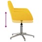 vidaXL Esszimmerstühle 2 Stk. Drehbar Senfgelb Stoff vidaXL Esszimmerstühle 2 Stk. Drehbar Senfgelb Stoff
