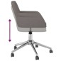 vidaXL Esszimmerstühle 2 Stk. Drehbar Dunkelgrau Stoff vidaXL Esszimmerstühle 2 Stk. Drehbar Dunkelgrau Stoff
