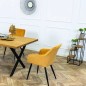 Home&Styling Pflanzenständer mit 4 Ablagen Natur und Schwarz Home&Styling Pflanzenständer mit 4 Ablagen Natur und Schwarz