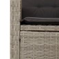 vidaXL 9-tlg. Garten-Essgruppe mit Kissen Hellgrau Poly Rattan vidaXL 9-tlg. Garten-Essgruppe mit Kissen Hellgrau Poly Rattan