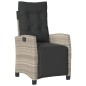 vidaXL 5-tlg. Garten-Essgruppe mit Kissen Hellgrau Poly Rattan vidaXL 5-tlg. Garten-Essgruppe mit Kissen Hellgrau Poly Rattan