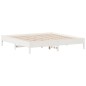 vidaXL Massivholzbett ohne Matratze Weiß 200x200 cm Kiefernholz vidaXL Massivholzbett ohne Matratze Weiß 200x200 cm Kiefernholz