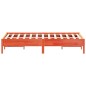vidaXL Massivholzbett ohne Matratze Wachsbraun 150x200 cm Kiefernholz vidaXL Massivholzbett ohne Matratze Wachsbraun 150x200 cm Kiefernholz