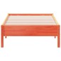 vidaXL Massivholzbett ohne Matratze Wachsbraun 75x190 cm Kiefernholz vidaXL Massivholzbett ohne Matratze Wachsbraun 75x190 cm Kiefernholz