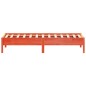 vidaXL Massivholzbett ohne Matratze Wachsbraun 75x190 cm Kiefernholz vidaXL Massivholzbett ohne Matratze Wachsbraun 75x190 cm Kiefernholz