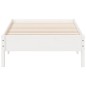 vidaXL Massivholzbett ohne Matratze Weiß 75x190 cm Kiefernholz vidaXL Massivholzbett ohne Matratze Weiß 75x190 cm Kiefernholz