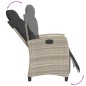 vidaXL 5-tlg. Garten-Essgruppe mit Kissen Hellgrau Poly Rattan vidaXL 5-tlg. Garten-Essgruppe mit Kissen Hellgrau Poly Rattan