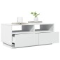 vidaXL Couchtisch mit LED-Leuchten Weiß 90x49x40 cm vidaXL Couchtisch mit LED-Leuchten Weiß 90x49x40 cm