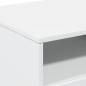 vidaXL Couchtisch mit LED-Leuchten Weiß 90x49x40 cm vidaXL Couchtisch mit LED-Leuchten Weiß 90x49x40 cm
