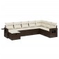 vidaXL 8-tlg. Garten-Sofagarnitur mit Kissen Braun Poly Rattan vidaXL 8-tlg. Garten-Sofagarnitur mit Kissen Braun Poly Rattan