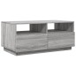 vidaXL Couchtisch mit LED-Leuchten Grau-Sonoma 90x49x40 cm vidaXL Couchtisch mit LED-Leuchten Grau-Sonoma 90x49x40 cm