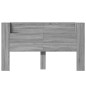 vidaXL LED-Kopfteil mit Ablage Grau-Sonoma 180x16,5x103,5 cm