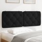 vidaXL Kopfteil-Kissen Schwarz 140 cm Samt vidaXL Kopfteil-Kissen Schwarz 140 cm Samt