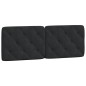 vidaXL Kopfteil-Kissen Schwarz 140 cm Samt vidaXL Kopfteil-Kissen Schwarz 140 cm Samt