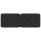 vidaXL Kopfteil-Kissen Schwarz 140 cm Samt vidaXL Kopfteil-Kissen Schwarz 140 cm Samt