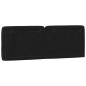 vidaXL Kopfteil-Kissen Schwarz 140 cm Samt vidaXL Kopfteil-Kissen Schwarz 140 cm Samt