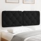 vidaXL Kopfteil-Kissen Schwarz 120 cm Samt vidaXL Kopfteil-Kissen Schwarz 120 cm Samt