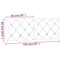 vidaXL Kopfteil-Kissen Schwarz 120 cm Samt vidaXL Kopfteil-Kissen Schwarz 120 cm Samt