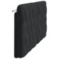 vidaXL Kopfteil-Kissen Schwarz 180 cm Samt