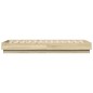 vidaXL Bettgestell Sonoma-Eiche 75x190 cm Holzwerkstoff vidaXL Bettgestell Sonoma-Eiche 75x190 cm Holzwerkstoff