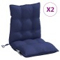 vidaXL Niedriglehner-Auflagen 2 Stk. Marineblau Oxford-Gewebe vidaXL Niedriglehner-Auflagen 2 Stk. Marineblau Oxford-Gewebe