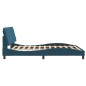 vidaXL Bettgestell mit Kopfteil Blau 160x200 cm Samt vidaXL Bettgestell mit Kopfteil Blau 160x200 cm Samt