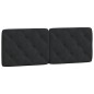 vidaXL Bettgestell mit Kopfteil Schwarz 140x190 cm Samt vidaXL Bettgestell mit Kopfteil Schwarz 140x190 cm Samt