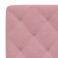 vidaXL Bettgestell mit Kopfteil Rosa 90x200 cm Samt vidaXL Bettgestell mit Kopfteil Rosa 90x200 cm Samt