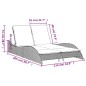 vidaXL Sonnenliege mit Auflagen Beige 114x205x73 cm Poly Rattan vidaXL Sonnenliege mit Auflagen Beige 114x205x73 cm Poly Rattan