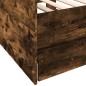 vidaXL Tagesbett mit Schubladen Räuchereiche 90x200 cm Holzwerkstoff vidaXL Tagesbett mit Schubladen Räuchereiche 90x200 cm Holzwerkstoff