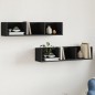 vidaXL Wandschränke 2 Stk. Schwarz 75x18x16,5 cm Holzwerkstoff vidaXL Wandschränke 2 Stk. Schwarz 75x18x16,5 cm Holzwerkstoff