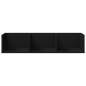 vidaXL Wandschränke 2 Stk. Schwarz 75x18x16,5 cm Holzwerkstoff vidaXL Wandschränke 2 Stk. Schwarz 75x18x16,5 cm Holzwerkstoff