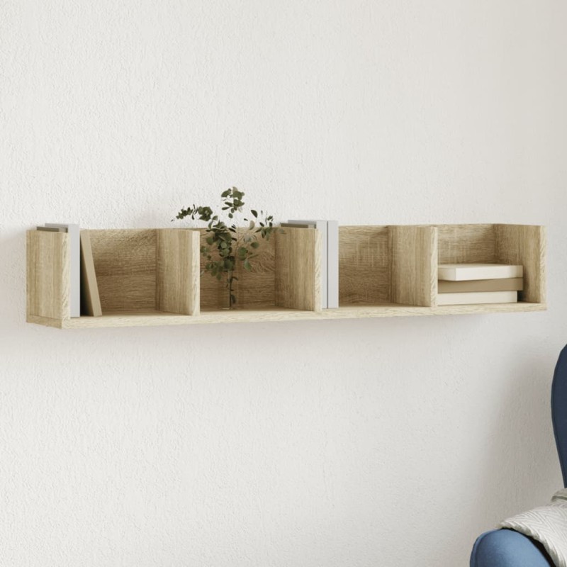 vidaXL Wandschrank Sonoma-Eiche 99x18x16,5 cm Holzwerkstoff vidaXL Wandschrank Sonoma-Eiche 99x18x16,5 cm Holzwerkstoff