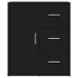 vidaXL Sideboard Schwarz 60x31x70 cm Holzwerkstoff vidaXL Sideboard Schwarz 60x31x70 cm Holzwerkstoff