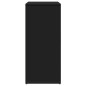 vidaXL Sideboard Schwarz 60x31x70 cm Holzwerkstoff vidaXL Sideboard Schwarz 60x31x70 cm Holzwerkstoff