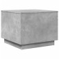 vidaXL Couchtisch mit LED-Leuchten Betongrau 50x50x40 cm vidaXL Couchtisch mit LED-Leuchten Betongrau 50x50x40 cm